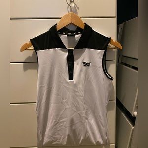 PXG contrast sleeveless polo. Women’s medium